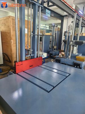 फ्री फॉल पैकेजिंग ड्रॉप टेस्ट मशीन हाई लोड कैपेसिटी 500 किलो के साथ कोने टेस्ट के लिए ISO2248-72 ((E) को पूरा करें